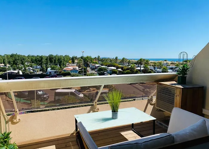 Camp Naturiste Vue Mer, Le Gilyves Cocooning * アグド