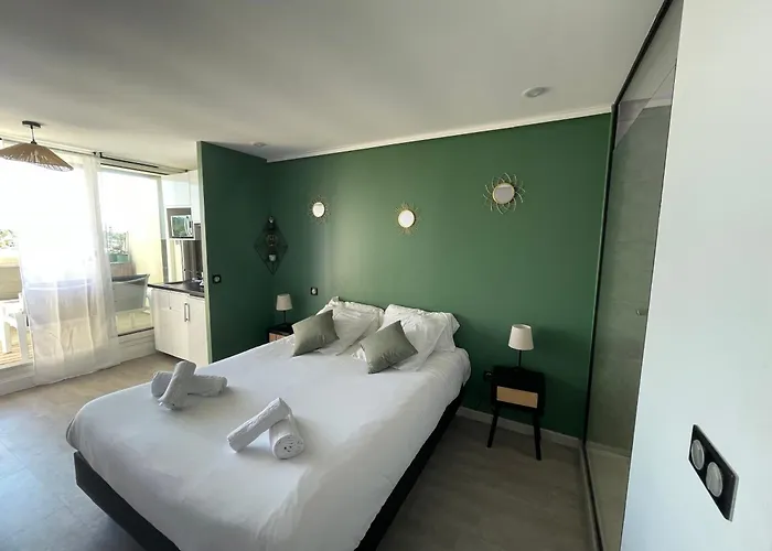 Camp Naturiste Vue Mer, Le Gilyves Cocooning 아파트 *