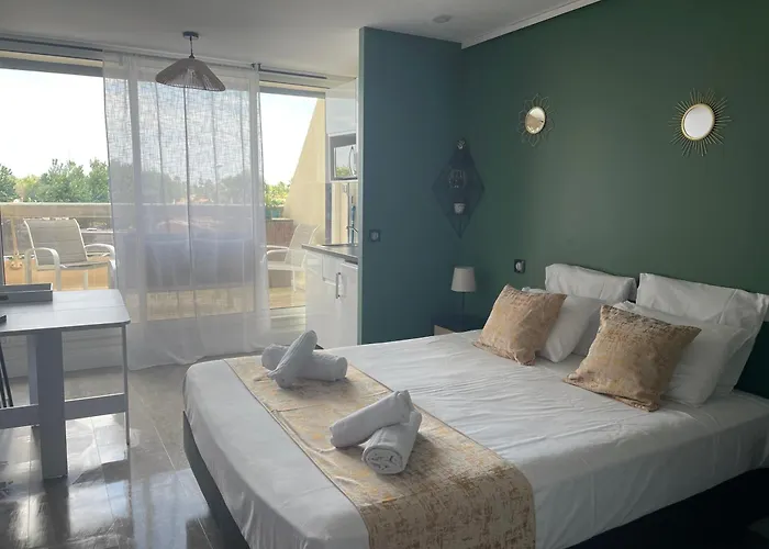 아파트 Camp Naturiste Vue Mer, Le Gilyves Cocooning 아그